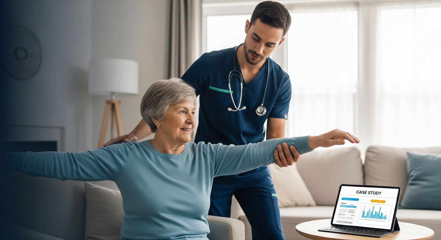 Illustration of contract therapy services for home health agencies