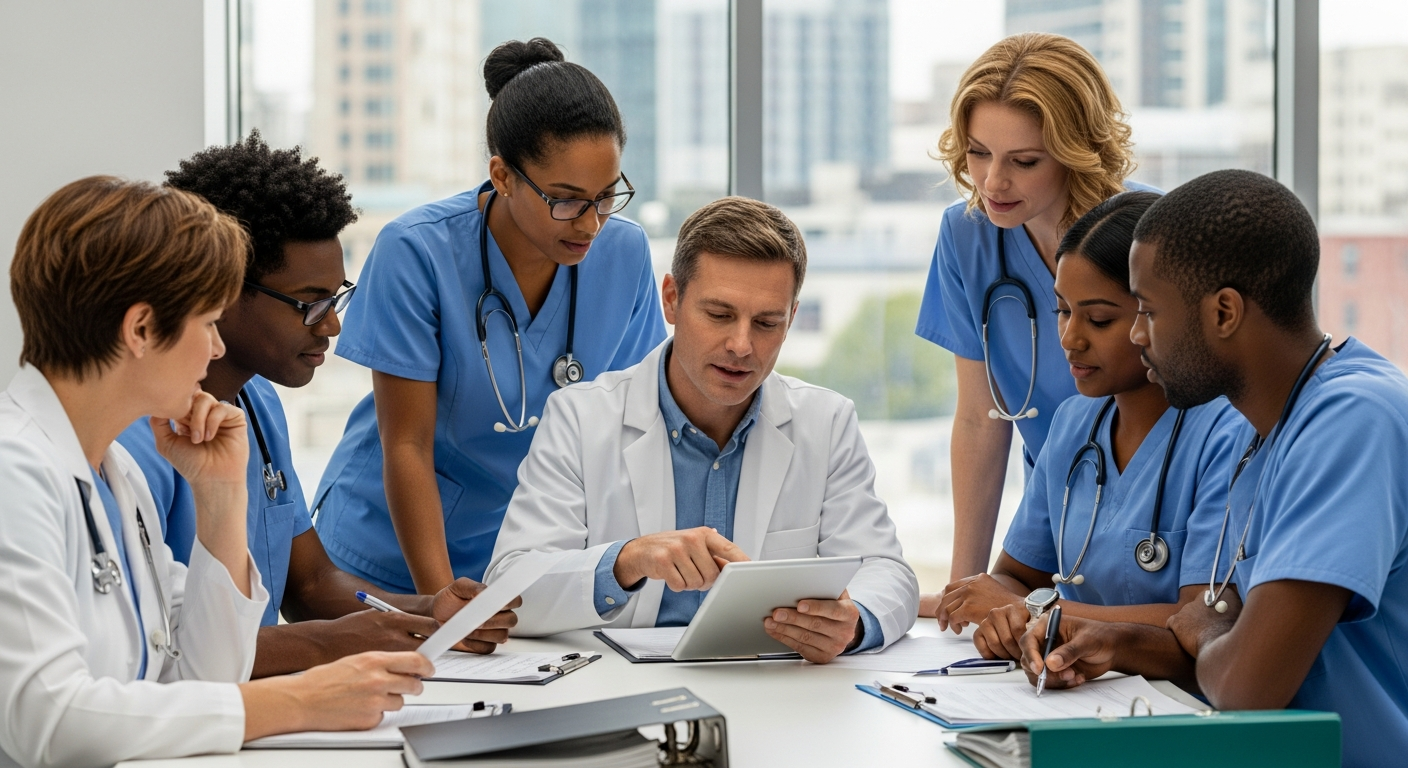 Illustration of contract therapy services for home health agencies